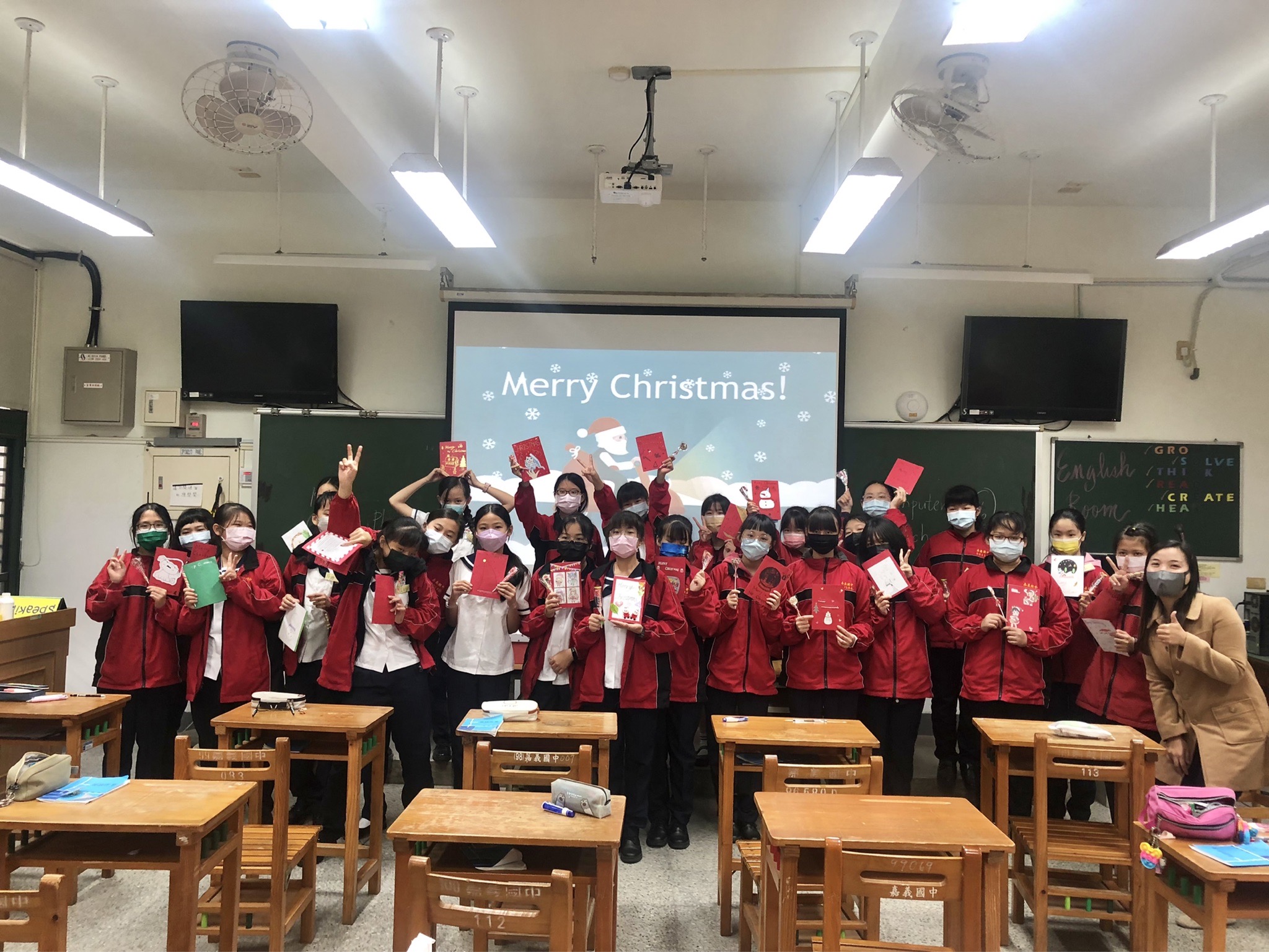 2021/12/23- Kaye,class 105 (Chiayi Junior High)