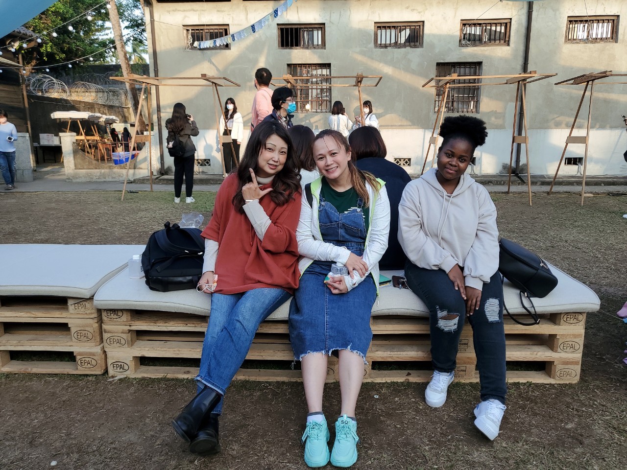 Director Sandra with teacher debbie and nami