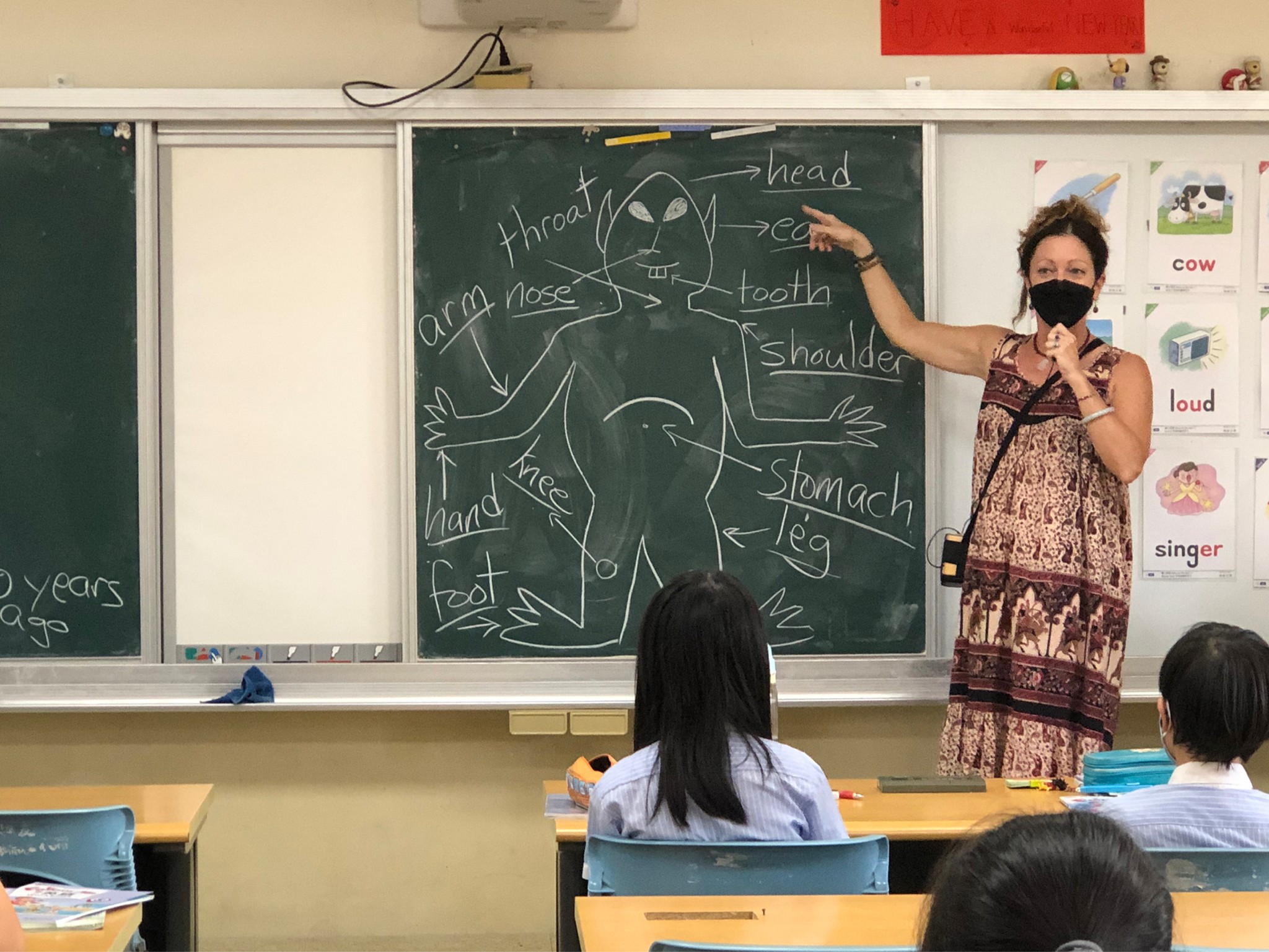 2022/4/25-Amy老師和Sean老師, 垂楊603班