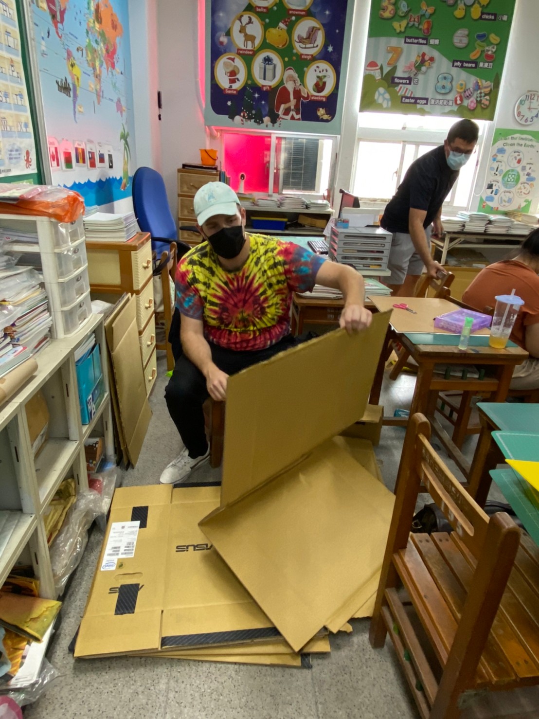 全神貫注的Connor老師