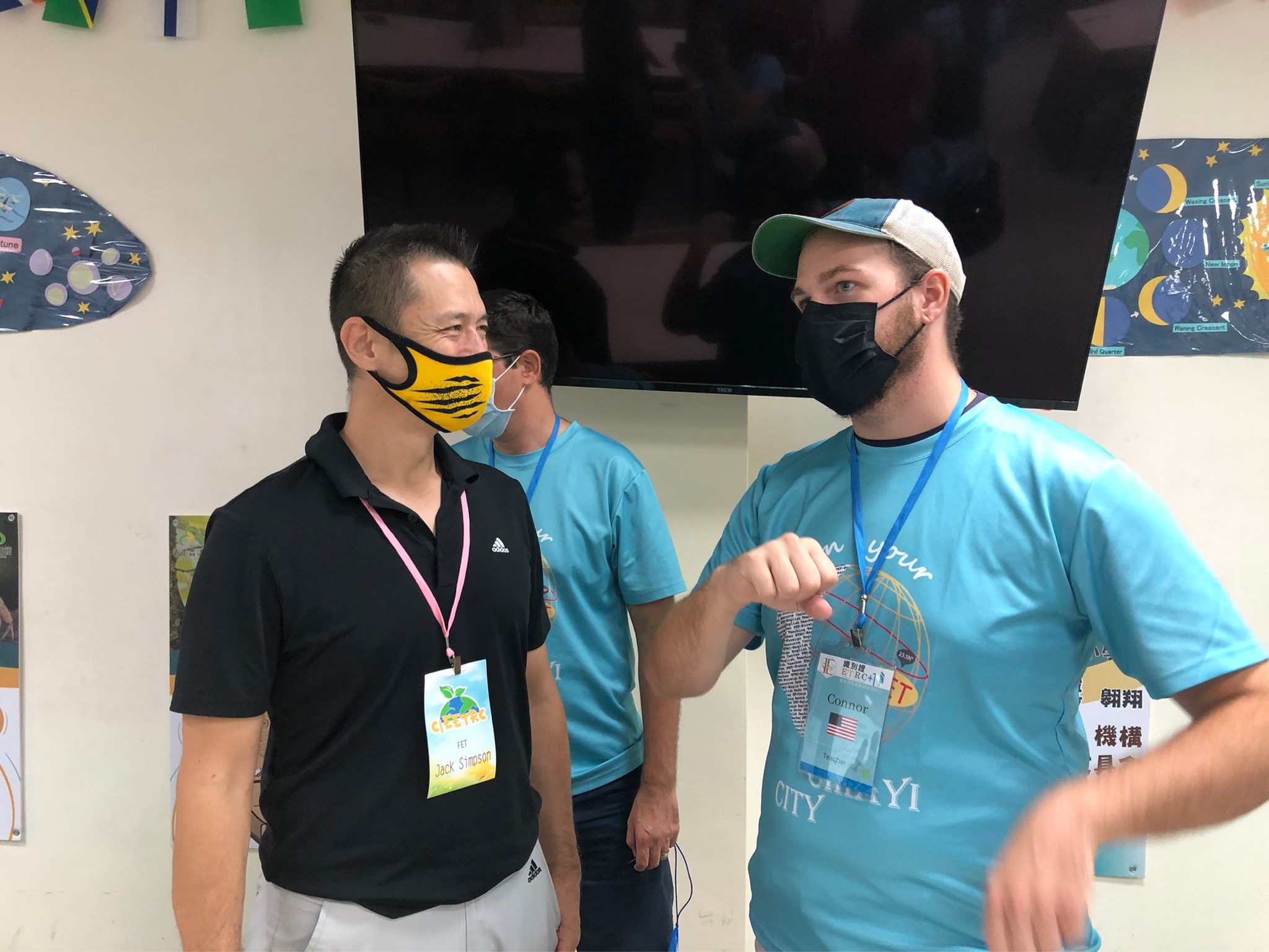 嘉義市Connor 與彰化縣Eric 進行交流