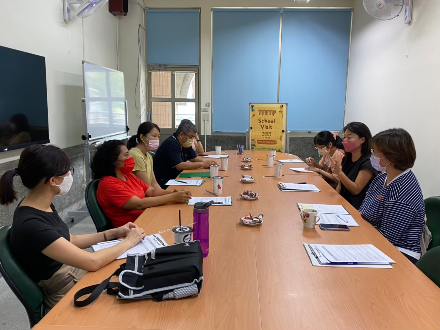 課後議課-莊教授提供寶貴的建議
