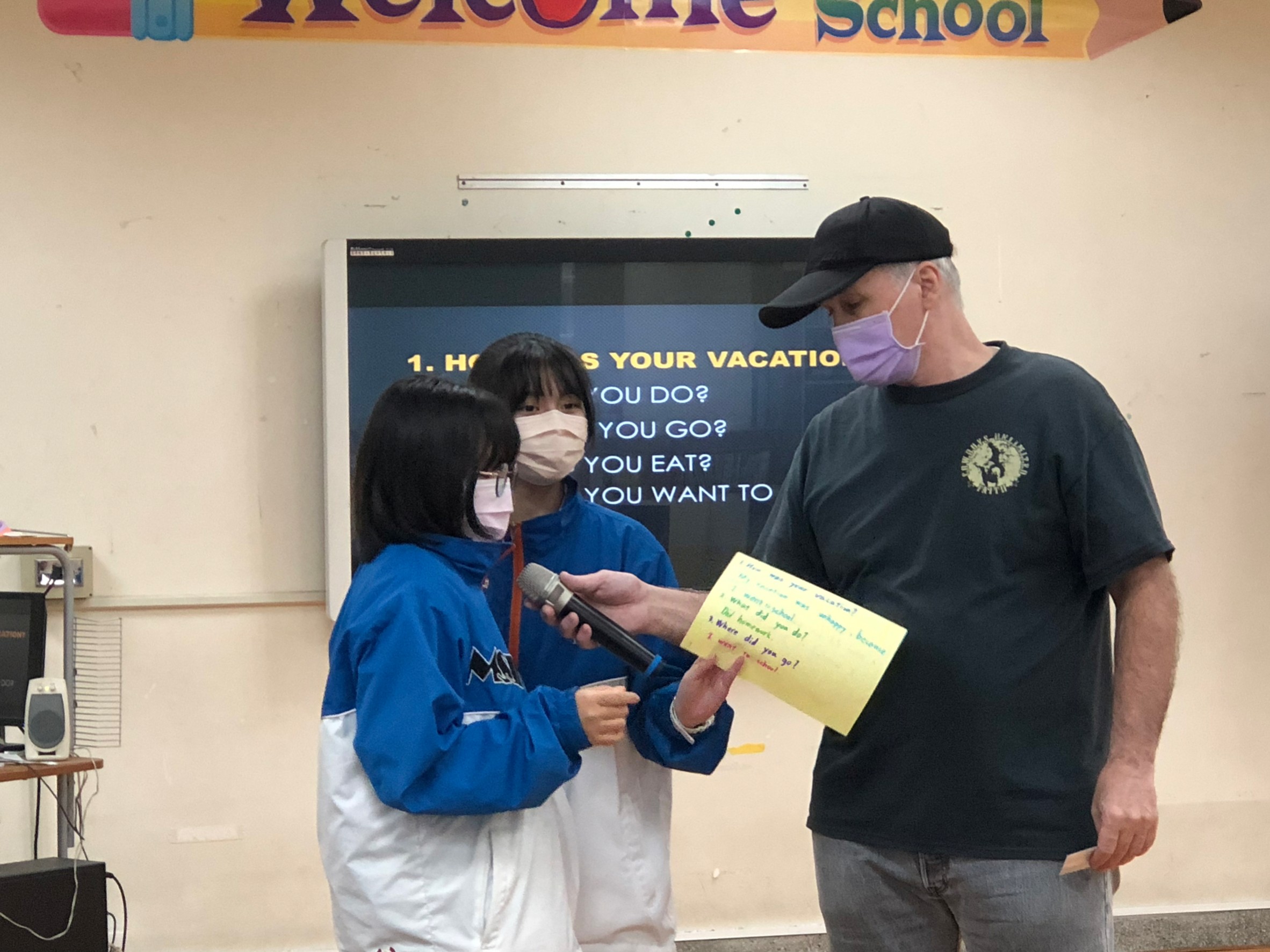 學生上台分享
