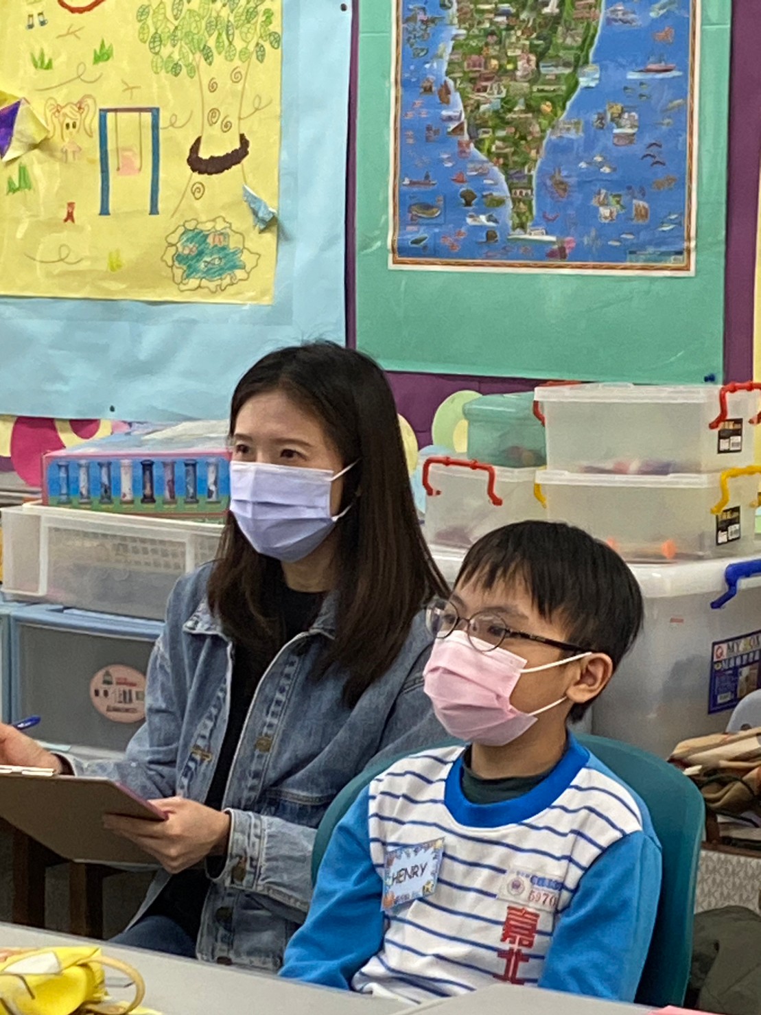本國籍教學顧問Sophie觀課