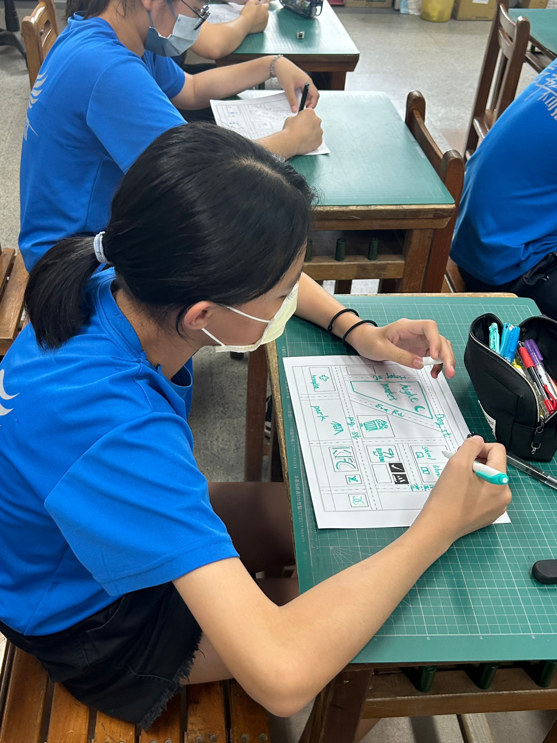 學生製作街道圖1