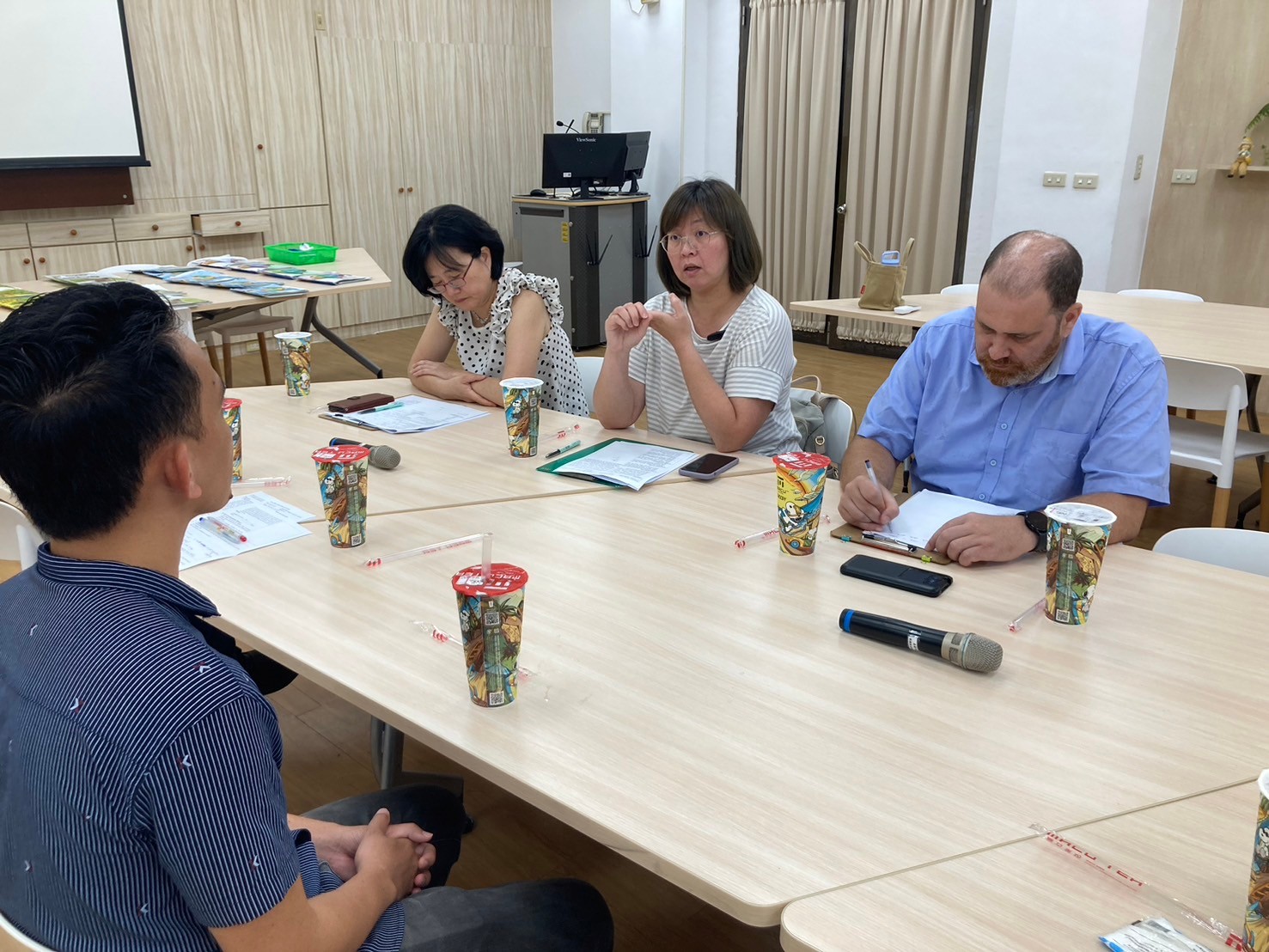 英資中心與嘉義大學蔡教授議課