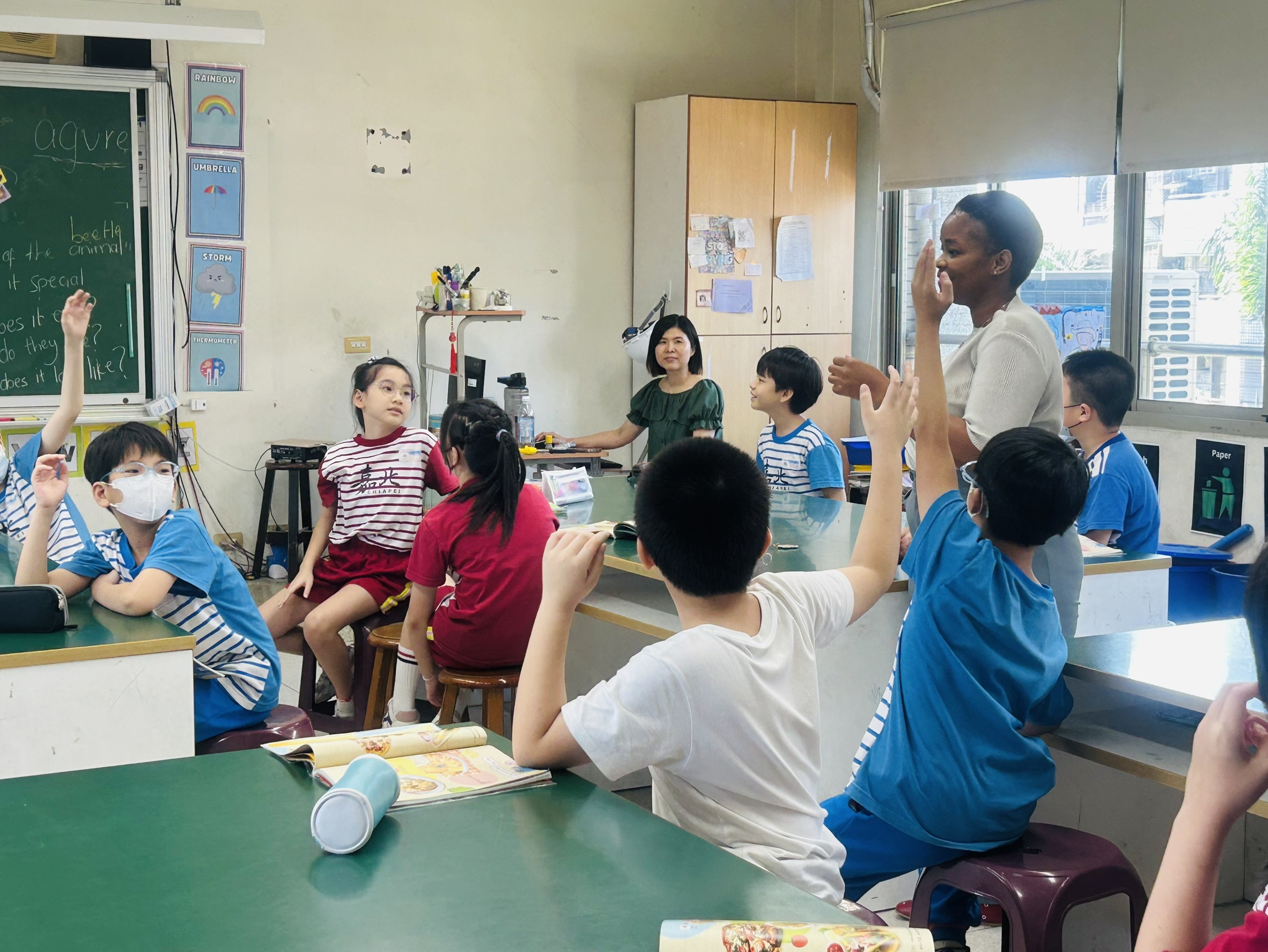 Answer the teacher's questions