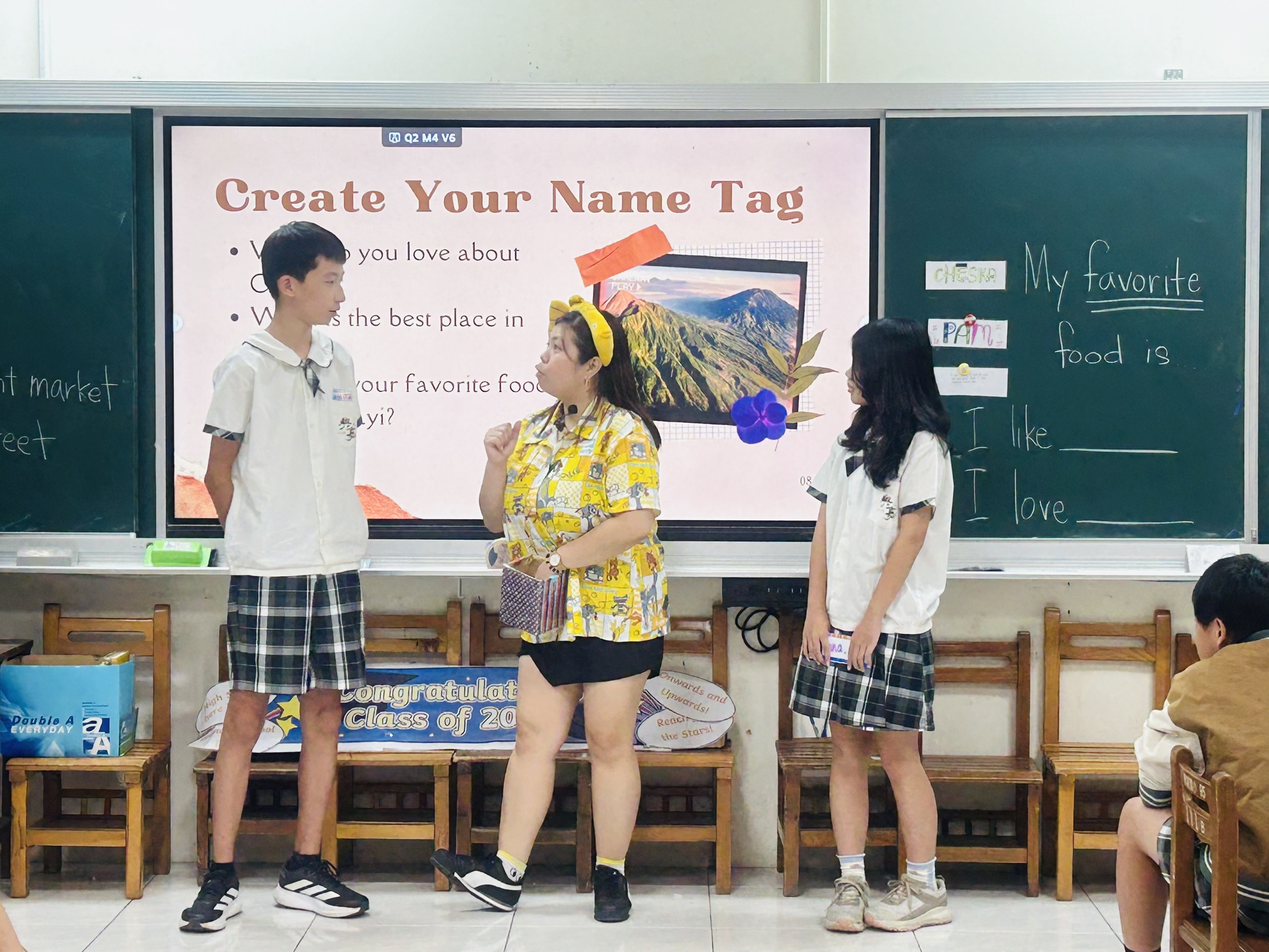 上台分享