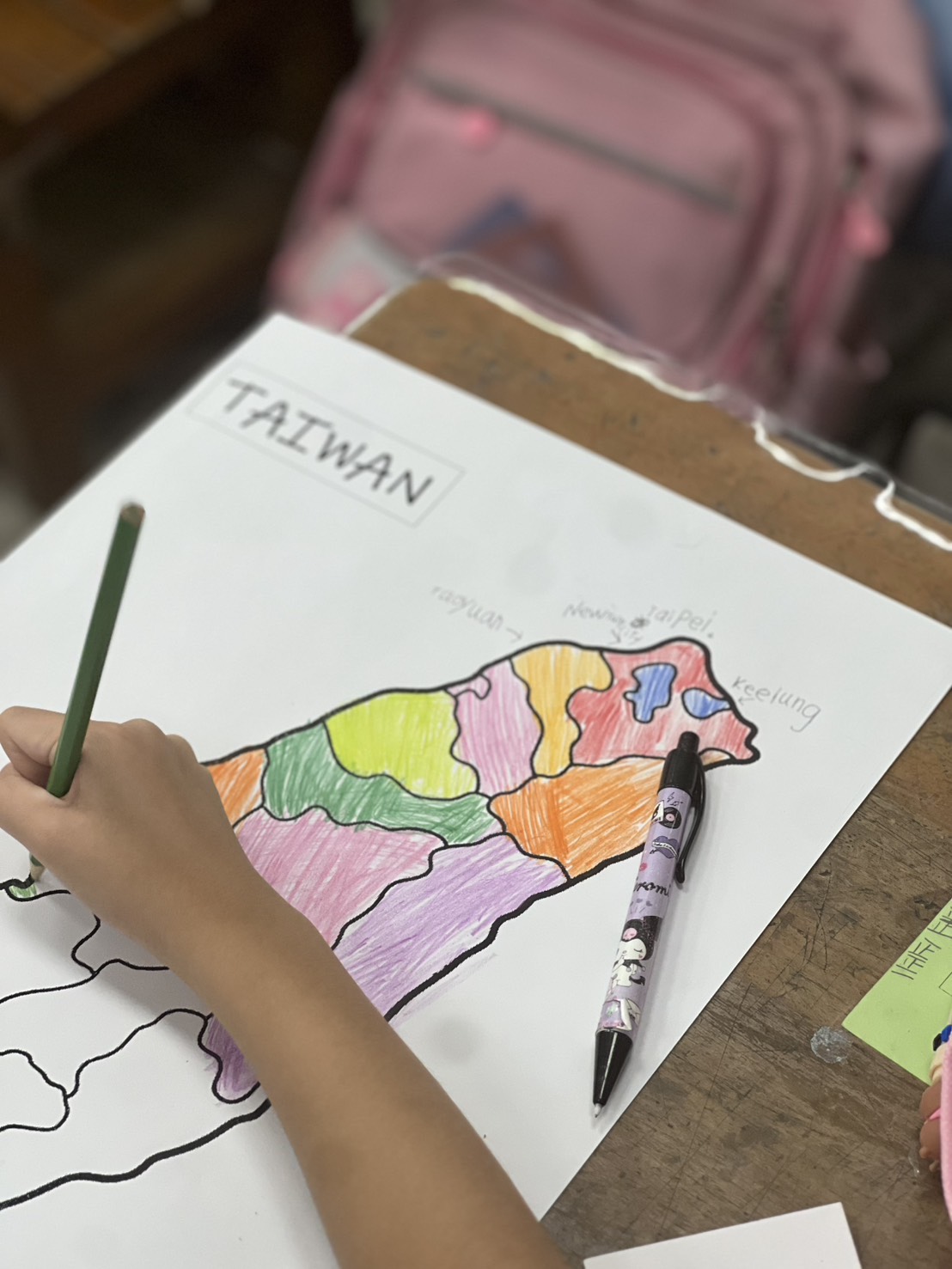Map coloring activity
