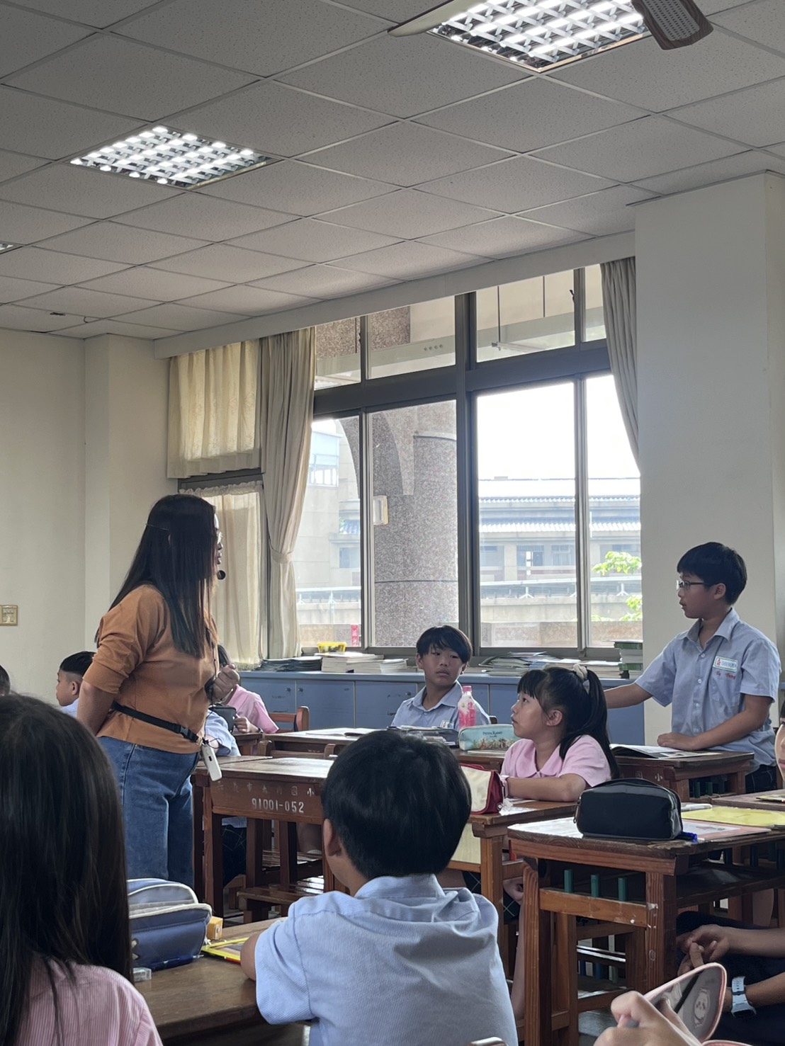 Sharing with classmates