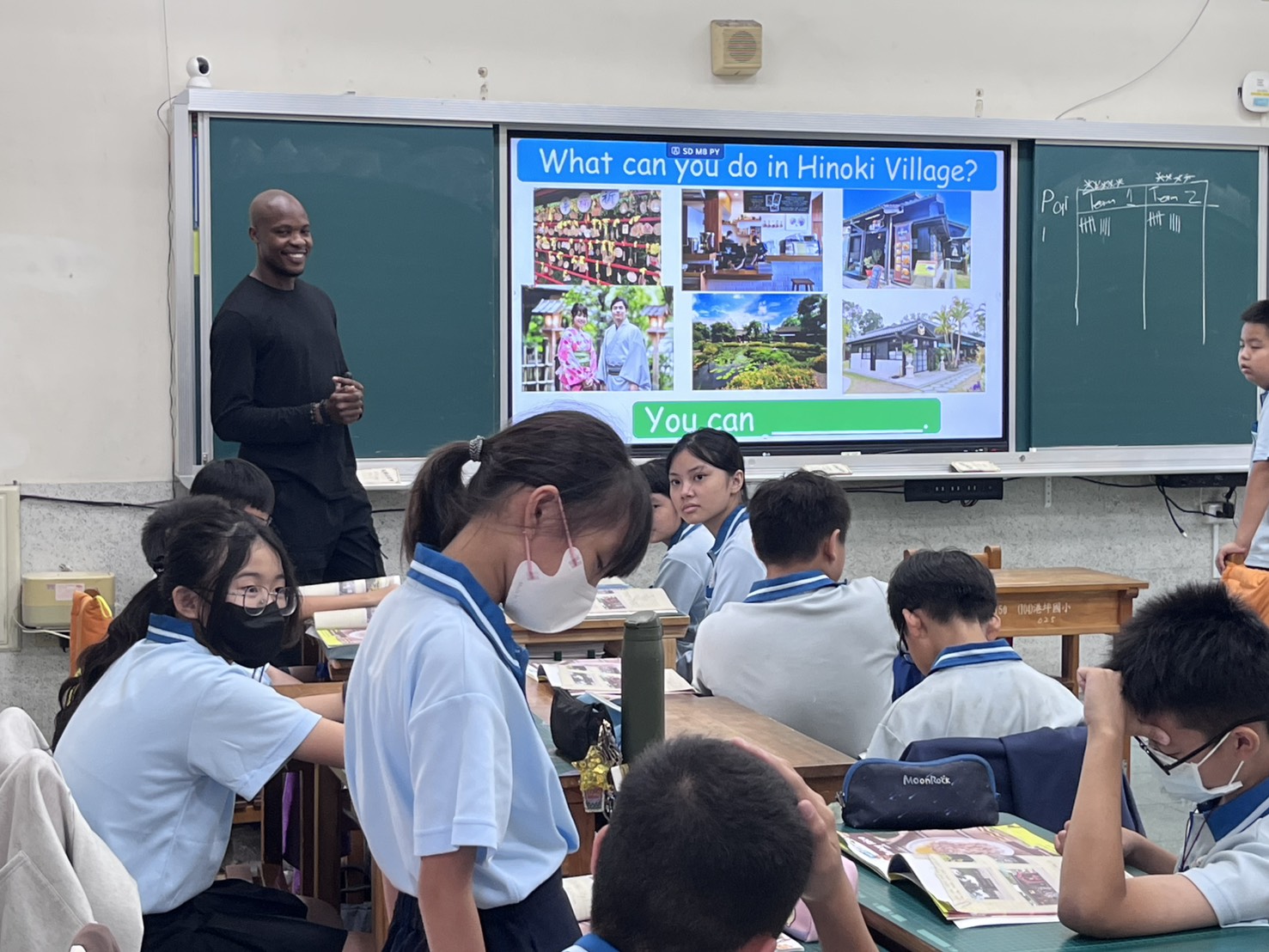 Sharing with classmates