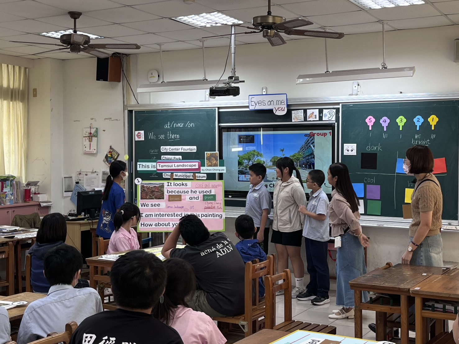 Sharing on the stage