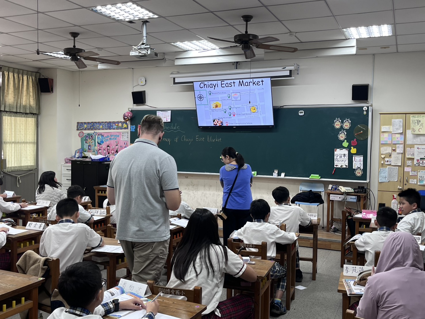 Draw a map of Chiayi East Market
