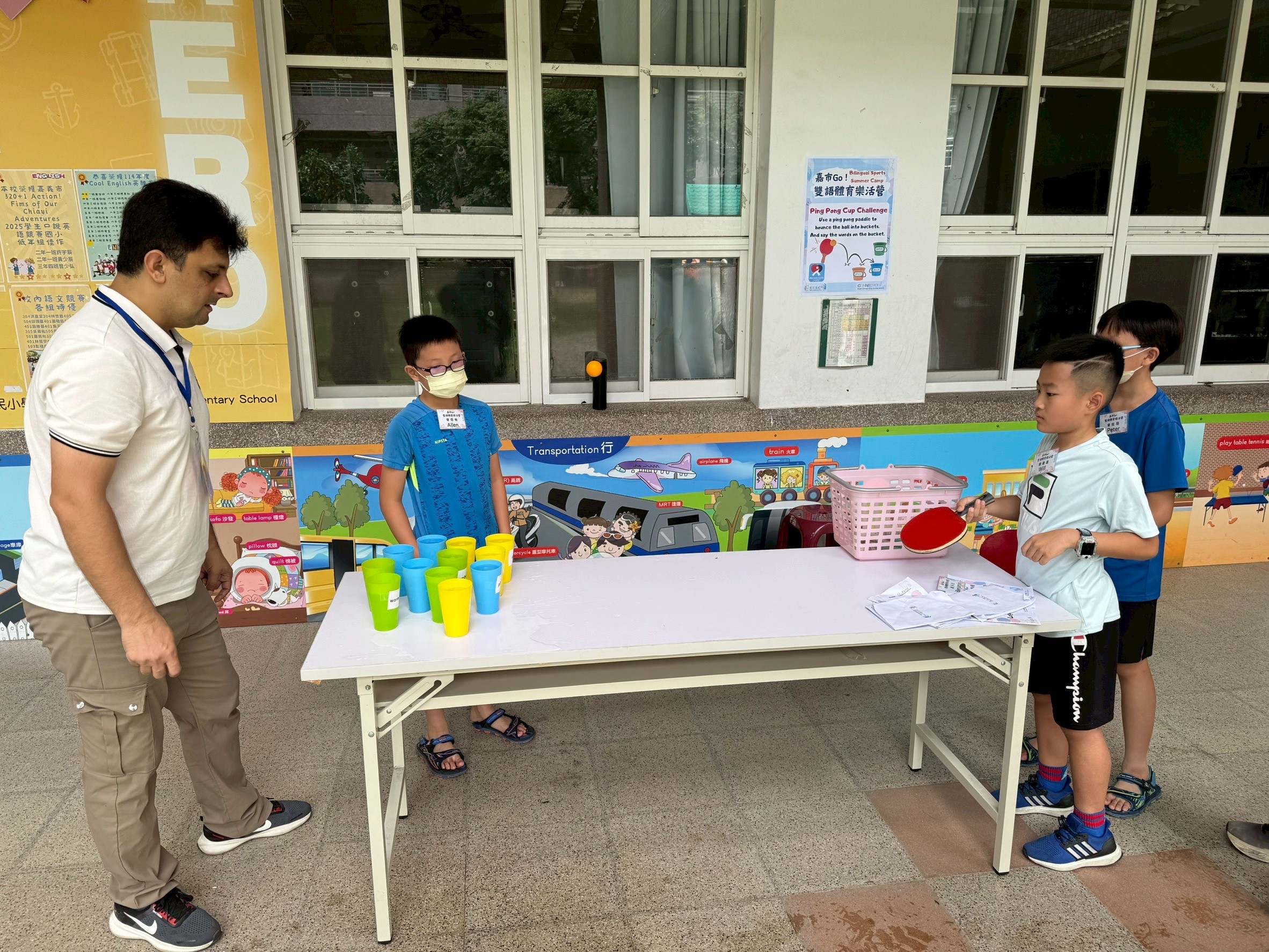 Iqbal老師 闖關活動 桌球