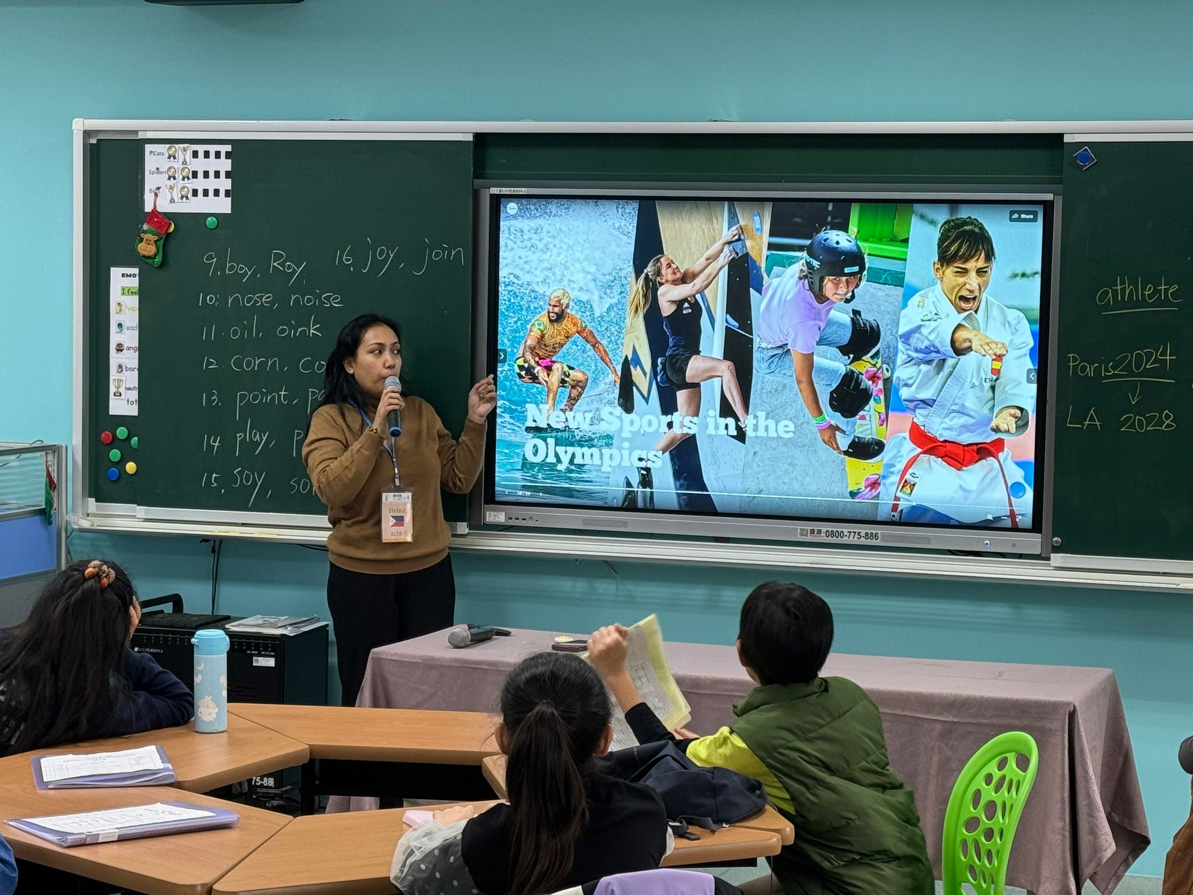 Heinz老師 奧運主題課程