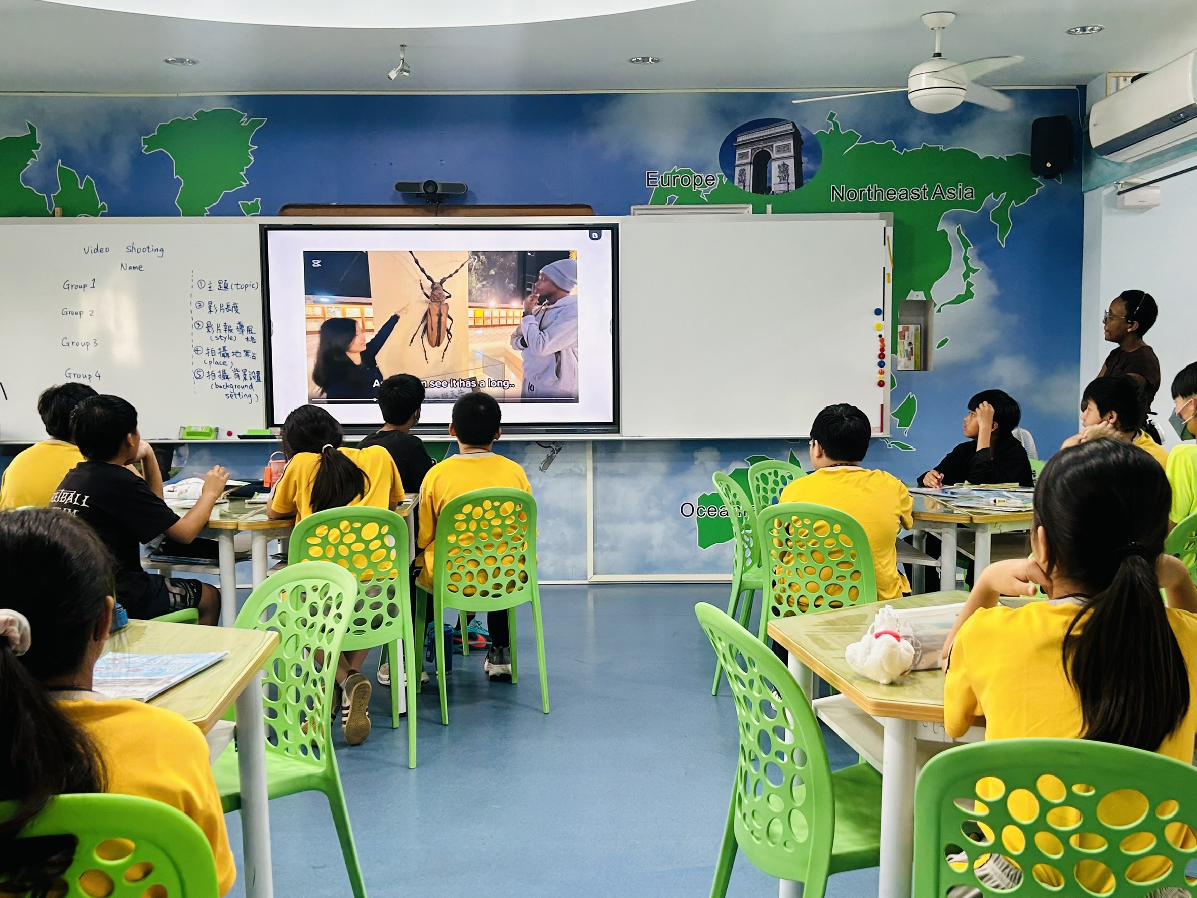 Ms. Zoey plays two videos