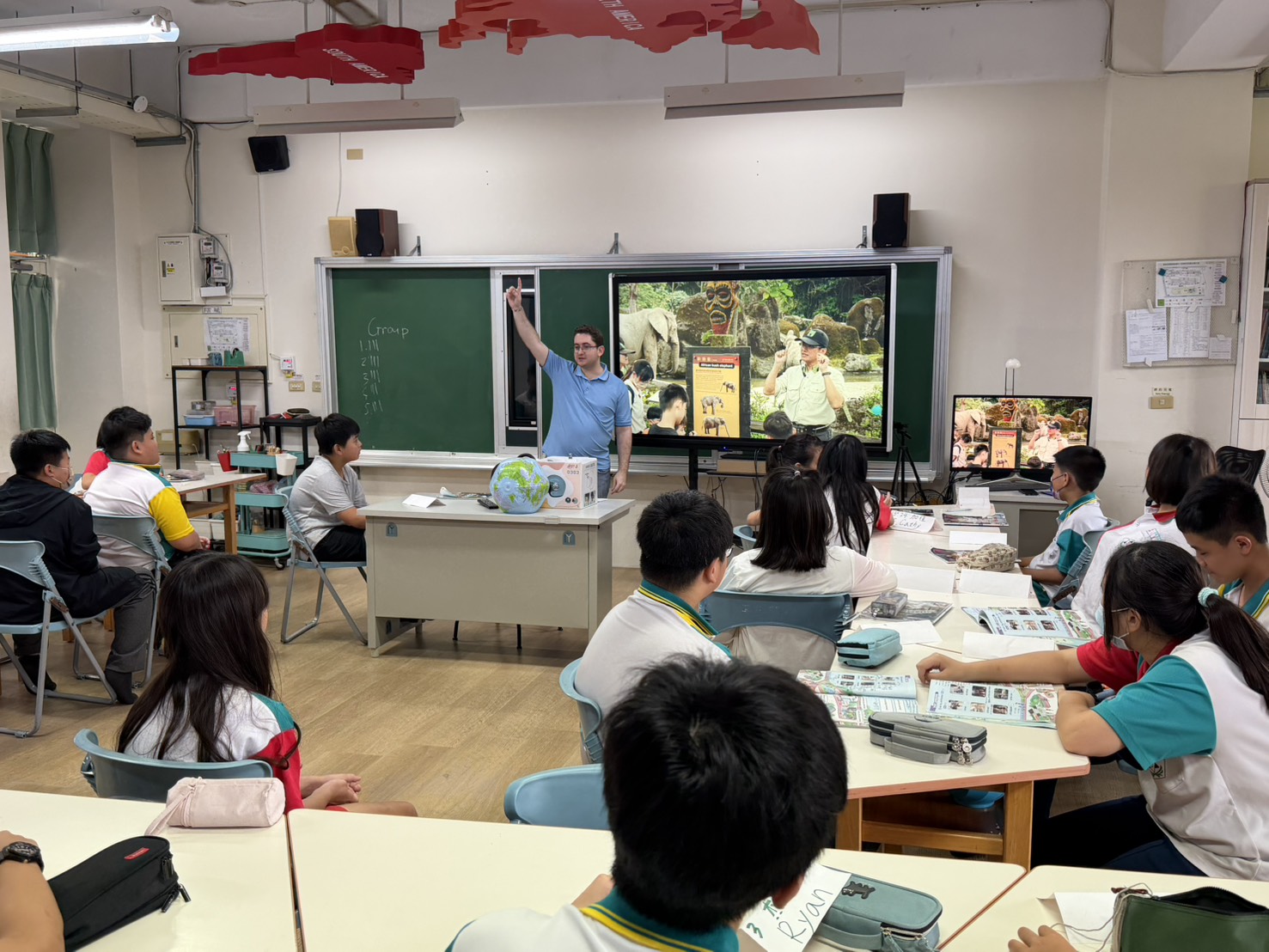 Group Members Look at the Picture