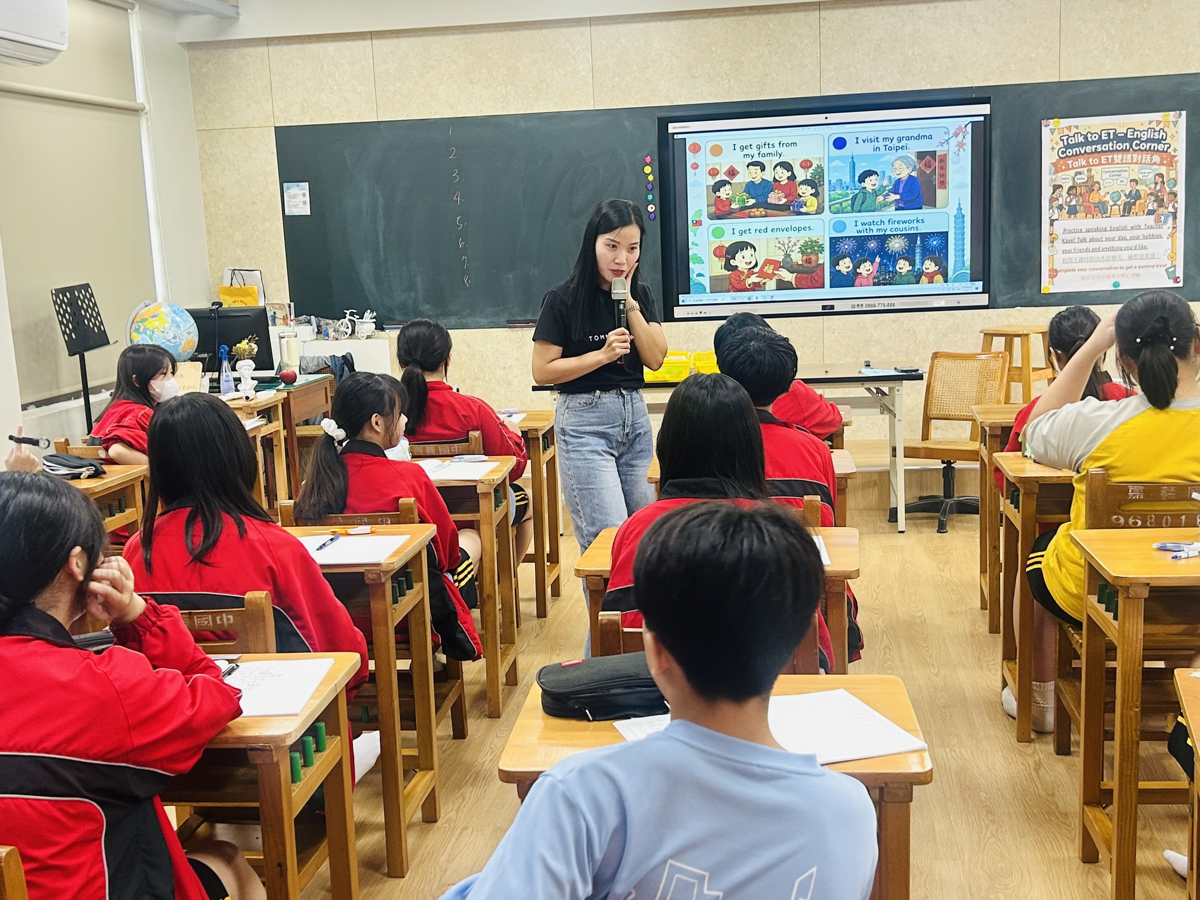 學生回答老師問題
